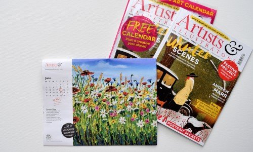 Featured in Artists & Illustrators Calendar
