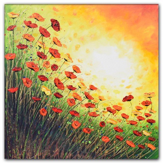 Popping with Red Poppies