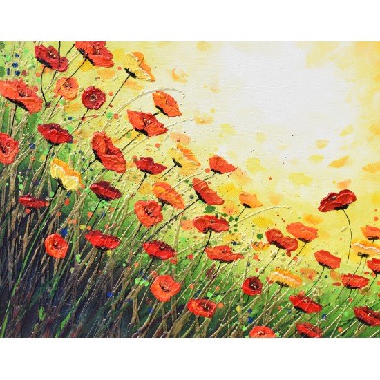 Popping with Red Poppies