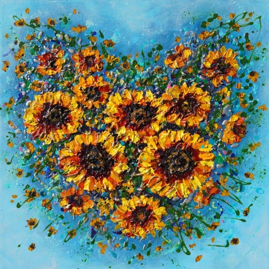 Sunflowers Blooming with Love Sunflowers Blooming with Love
