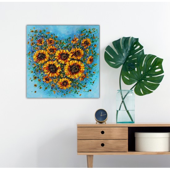 Sunflowers Blooming with Love Sunflowers Blooming with Love