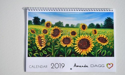 2019 Calendar of paintings